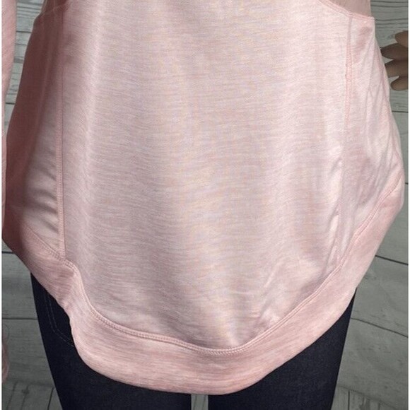 Tangerine Women’s Athletic Jacket Small Pink Full Zip Vented Thumbholes Pockets - Picture 11 of 12